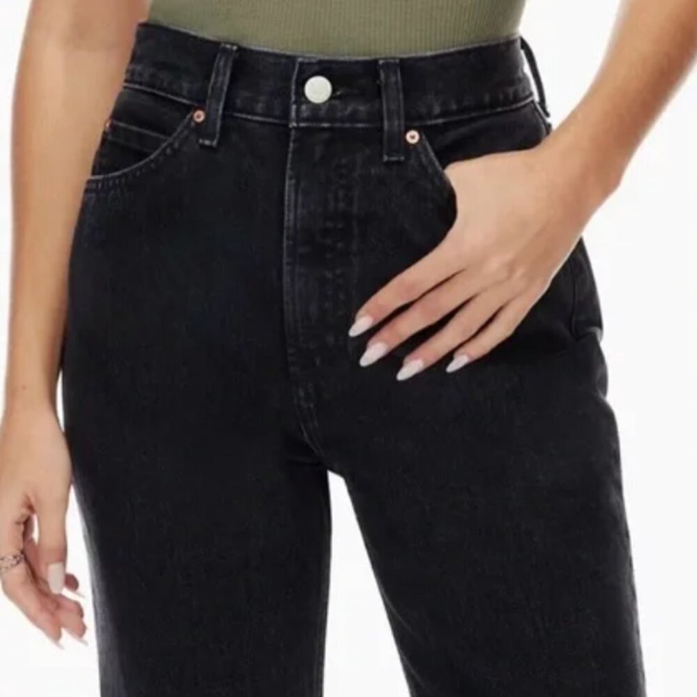 Denim Forum Pinup Super high Straight Jean (Size 26)